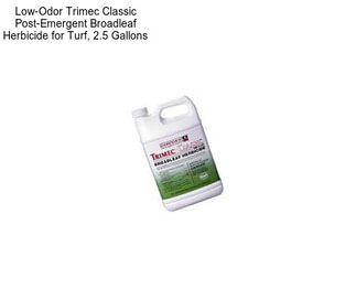 Low-Odor Trimec Classic Post-Emergent Broadleaf Herbicide for Turf, 2.5 Gallons