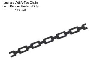 Leonard Adj-A-Tye Chain Lock Rubber Medium Duty 1/2\
