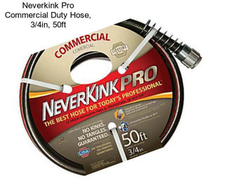 Neverkink Pro Commercial Duty Hose, 3/4in, 50ft