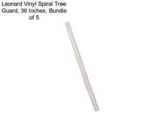 Leonard Vinyl Spiral Tree Guard, 36 Inches, Bundle of 5