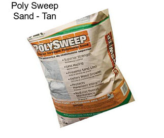 Poly Sweep Sand - Tan