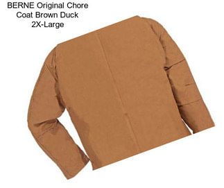 BERNE Original Chore Coat Brown Duck 2X-Large