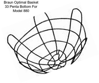 Braun Optimal Basket 33\