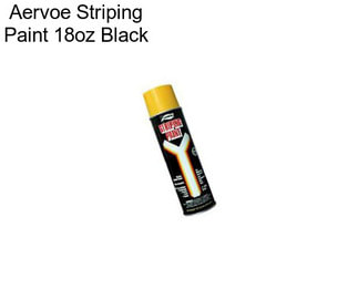 Aervoe Striping Paint 18oz Black