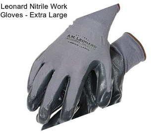 Leonard Nitrile Work Gloves - Extra Large