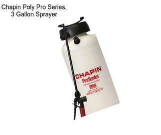 Chapin Poly Pro Series, 3 Gallon Sprayer