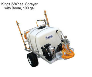 Kings 2-Wheel Sprayer with Boom, 100 gal