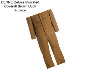 BERNE Deluxe Insulated Coverall Brown Duck X-Large