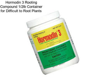 Hormodin 3 Rooting Compound 1/2lb Container for Difficult to Root Plants