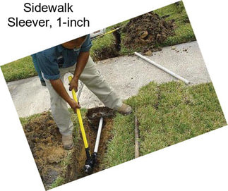 Sidewalk Sleever, 1-inch