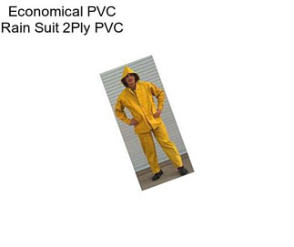 Economical PVC Rain Suit 2Ply PVC