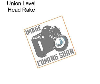 Union Level Head Rake