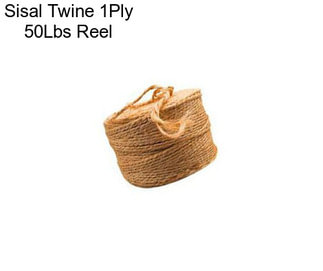 Sisal Twine 1Ply 50Lbs Reel