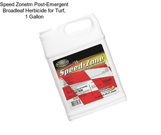 Speed Zonetm Post-Emergent Broadleaf Herbicide for Turf, 1 Gallon