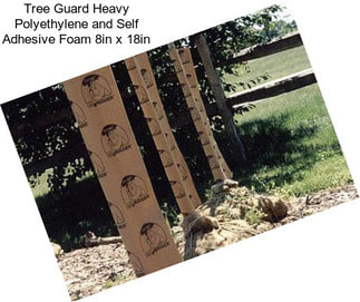 Tree Guard Heavy Polyethylene and Self Adhesive Foam 8in x 18in