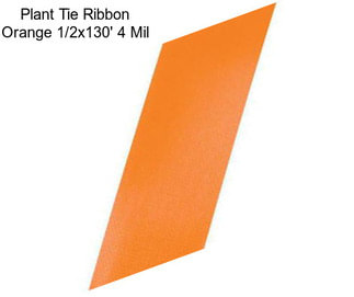 Plant Tie Ribbon Orange 1/2\