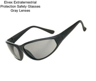 Elvex Extraterrestrial Protection Safety Glasses Gray Lenses