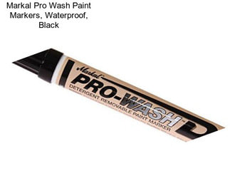 Markal Pro Wash Paint Markers, Waterproof, Black