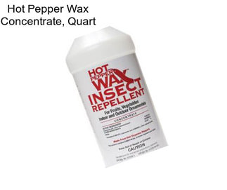 Hot Pepper Wax Concentrate, Quart