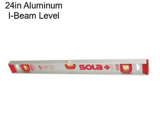 24in Aluminum I-Beam Level