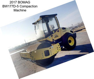 2017 BOMAG BW177D-5 Compaction Machine