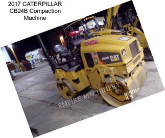 2017 CATERPILLAR CB24B Compaction Machine