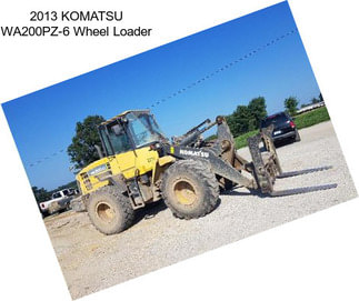 2013 KOMATSU WA200PZ-6 Wheel Loader