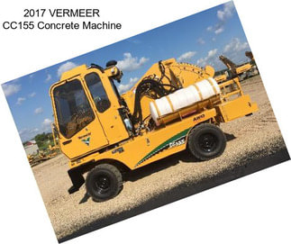 2017 VERMEER CC155 Concrete Machine