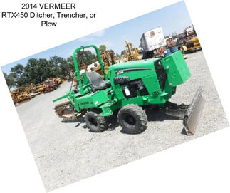 2014 VERMEER RTX450 Ditcher, Trencher, or Plow