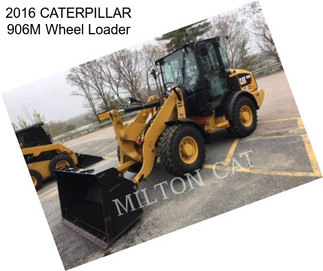 2016 CATERPILLAR 906M Wheel Loader