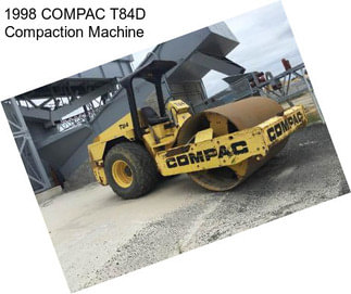 1998 COMPAC T84D Compaction Machine