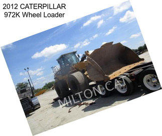 2012 CATERPILLAR 972K Wheel Loader