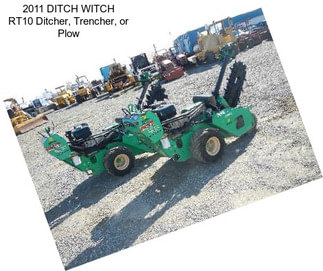 2011 DITCH WITCH RT10 Ditcher, Trencher, or Plow