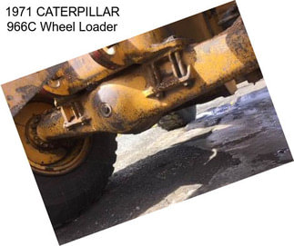 1971 CATERPILLAR 966C Wheel Loader