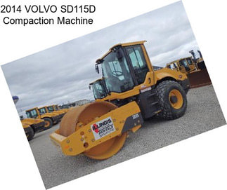 2014 VOLVO SD115D Compaction Machine