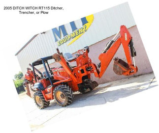 2005 DITCH WITCH RT115 Ditcher, Trencher, or Plow