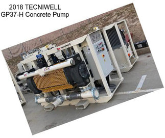 2018 TECNIWELL GP37-H Concrete Pump