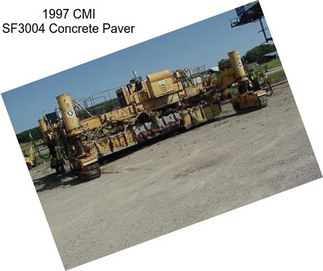 1997 CMI SF3004 Concrete Paver