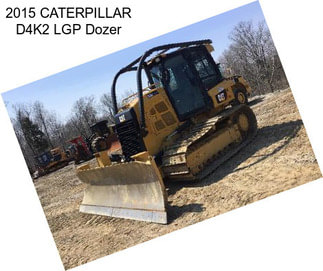 2015 CATERPILLAR D4K2 LGP Dozer