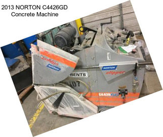 2013 NORTON C4426GD Concrete Machine