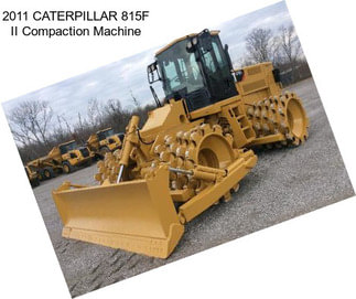 2011 CATERPILLAR 815F II Compaction Machine