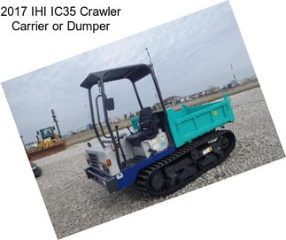 2017 IHI IC35 Crawler Carrier or Dumper