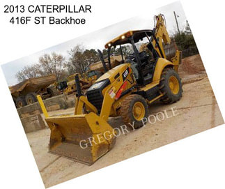 2013 CATERPILLAR 416F ST Backhoe