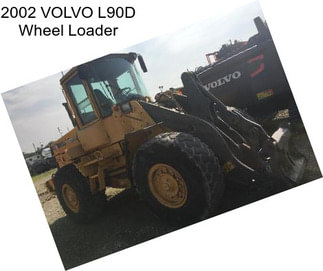 2002 VOLVO L90D Wheel Loader