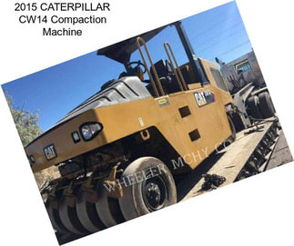 2015 CATERPILLAR CW14 Compaction Machine