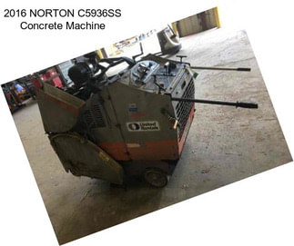 2016 NORTON C5936SS Concrete Machine