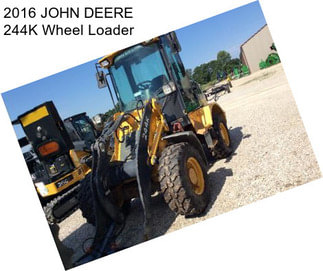 2016 JOHN DEERE 244K Wheel Loader