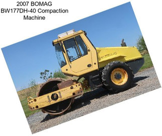 2007 BOMAG BW177DH-40 Compaction Machine