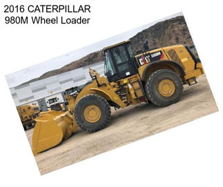 2016 CATERPILLAR 980M Wheel Loader