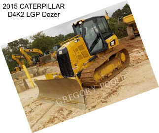 2015 CATERPILLAR D4K2 LGP Dozer